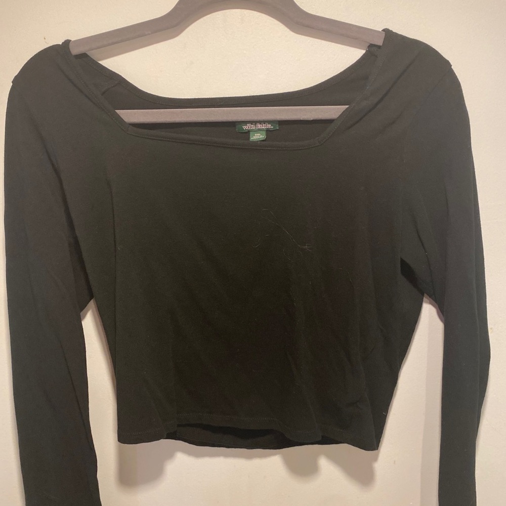 Long Sleeve Crop Top